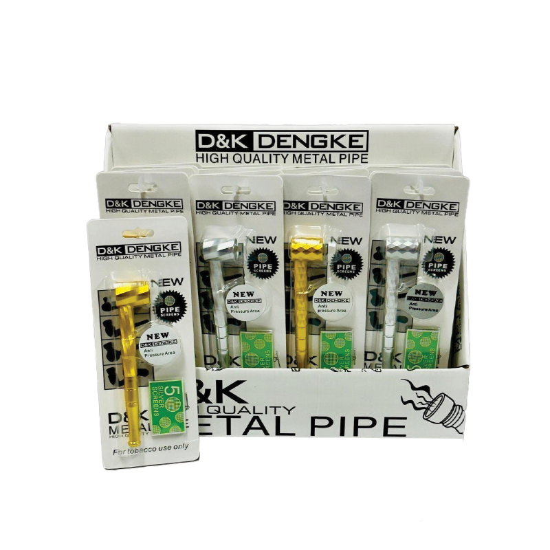 D&K Patterned Metal Pipe & Silver Screen 15cm SM-3141