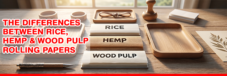The Differences Between Rice, Hemp &amp; Wood Pulp Rolling Papers