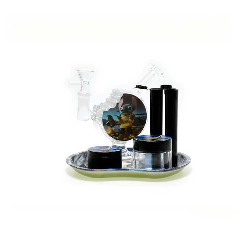 "Stitch Mash" 8-Piece Smoking Set | Ultimate Travel Kit