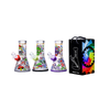 Glass Beaker Bong Skull Mushroom 7mm – 8 Inches Assorted Colors FE-3617