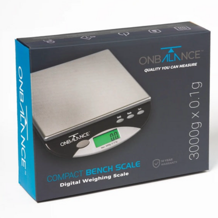 Onbalace Compact Bench Scale 3000g x 0.1grams CBS3000