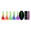 Glass Beaker Bong Spider Rainbow Neon 7mm – 10 Inches Assorted Colours FE-5192