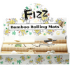 Exclusive Fizz Assorted Bamboo Rolling Mats Display Accessory - 32 x rolling mats