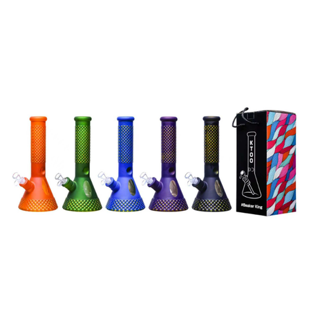 Glass Beaker Bong Matt Colour 7mm – 12 Inches Assorted Colours FE-6137
