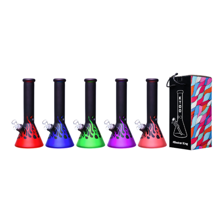 Glass Beaker Bong Granite Colour 7mm – 10 Inches Assorted Colours SS-6137