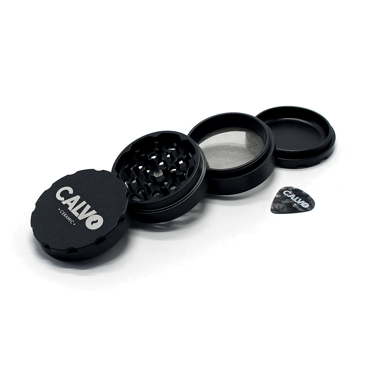 Calvo Ceramic Grinder Charcoal 63mm MCC-CH