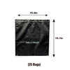 Matt Black Smell Proof Bag 15.3" x 16.1" 25 bags
