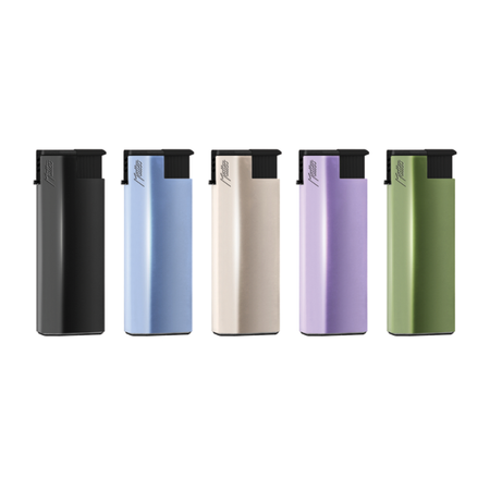 Jet Lighter 152400 – Matteo Metal Case (Elegant Colors) – 25pcs