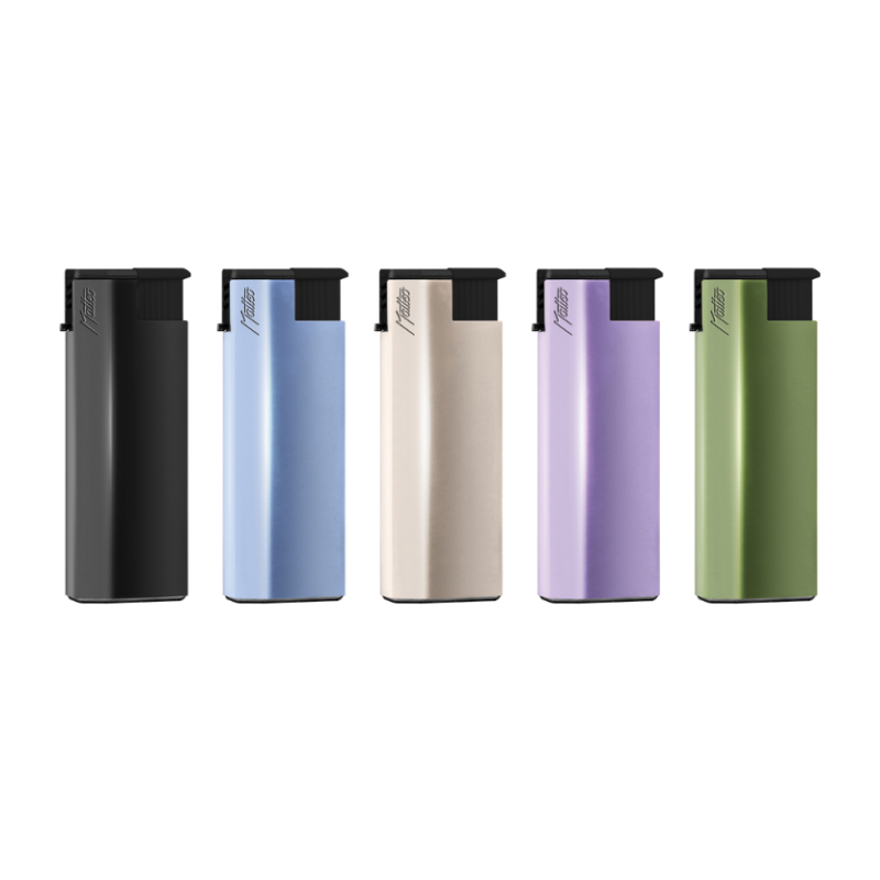 Jet Lighter 152400 – Matteo Metal Case (Elegant Colors) – 25pcs