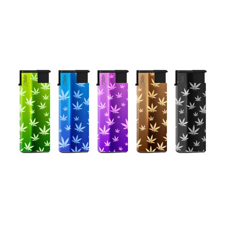 Jet Lighter 152403 Matteo in Metal case Weed 25 pack