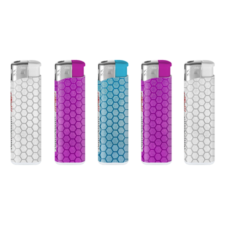 Electronic Lighter 161032 Matteo Glitter Mermaid 50 pack