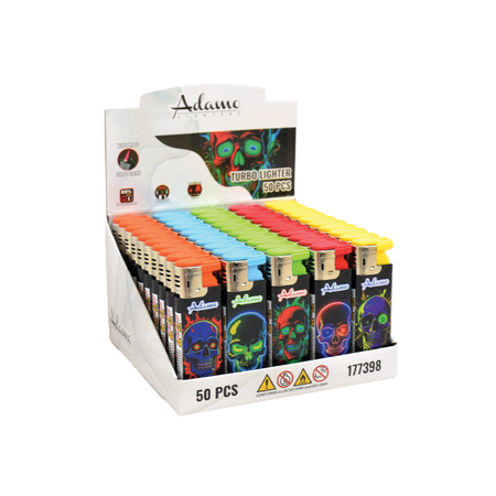 Turbo Lighter 177398 – Adamo Design “Skull” Label (50pcs)