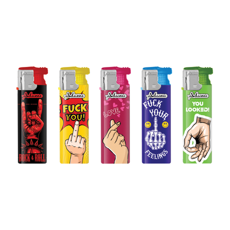 Turbo Lighter 177406 – Adamo Design “Hand Signs” Label (50pcs)