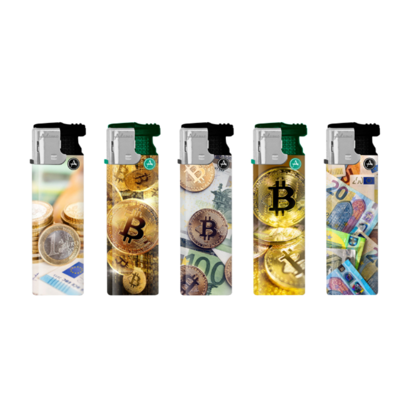 Turbo Lighter 177408 Adamo Design label Money 50pack