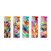 Turbo Windproof Lighter 177427 Adamo Design Label - Colorful 50pack