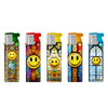Turbo Windproof Lighter 177433 Adamo Design Label - Smiley 50pack