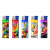 Electronic Lighter 1881128 Adamo Design Label - Colorful 50pack