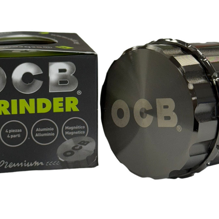 OCB Grinder Black Metal 50mm 4 part x 6