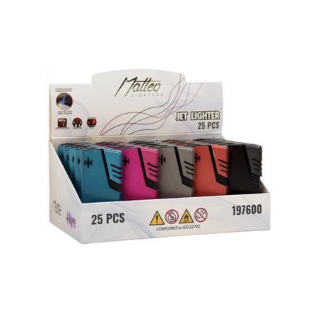 Jet Lighter 197600 – Matteo “Hype Interstellar” in Metal Case (25 pcs)
