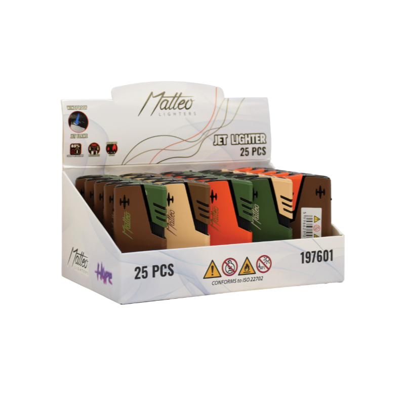 Jet Lighter 197601 – Matteo in Metal Case “Hype Hunter” (25 pcs)