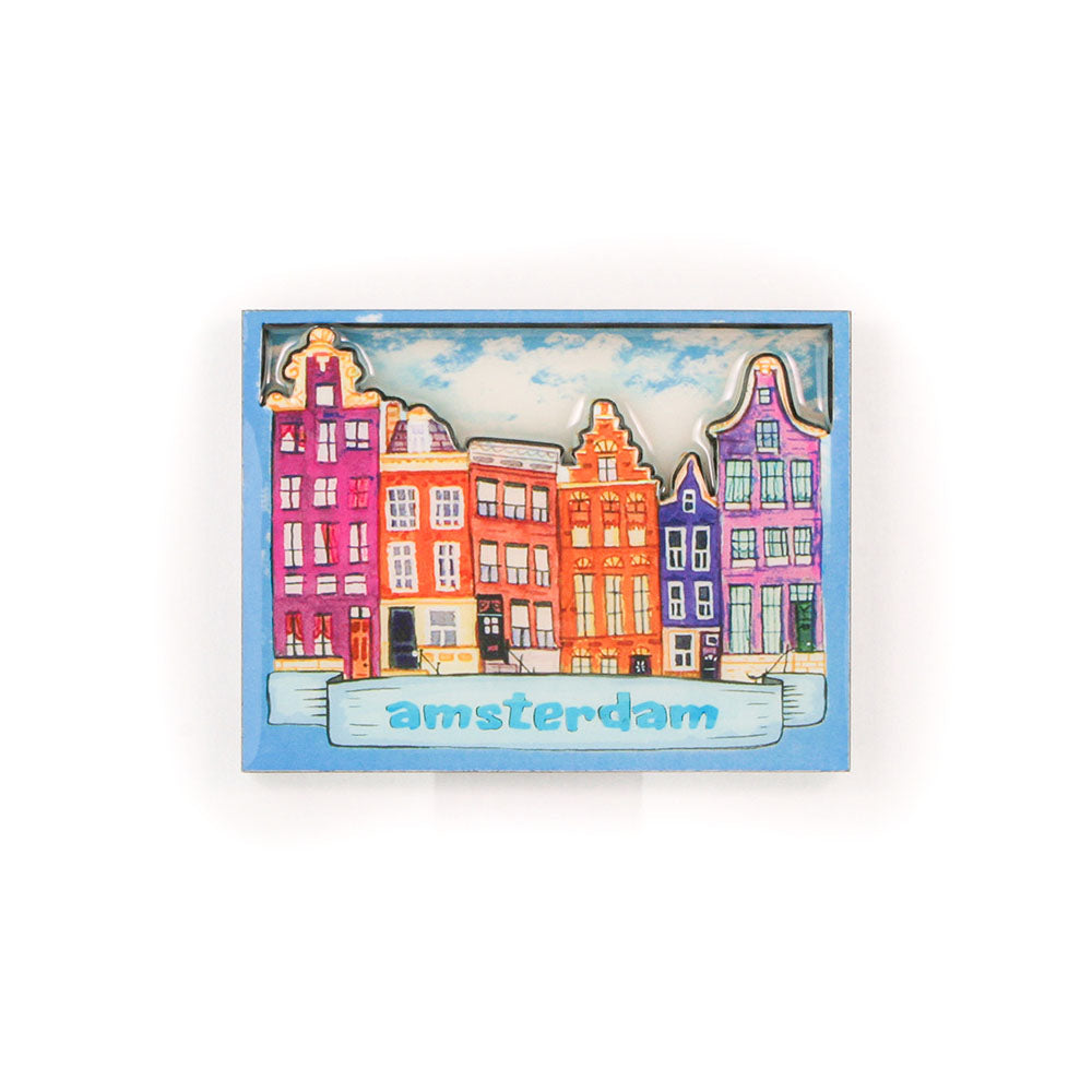 AMSTERDAM Metal Fridge Magnets MGEP03 x 1
