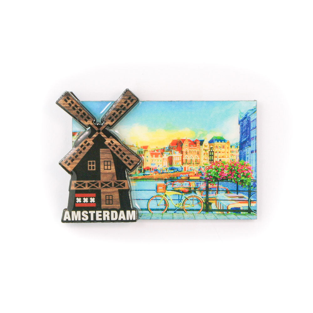 AMSTERDAM Metal Fridge Magnets MGEP08 x 1