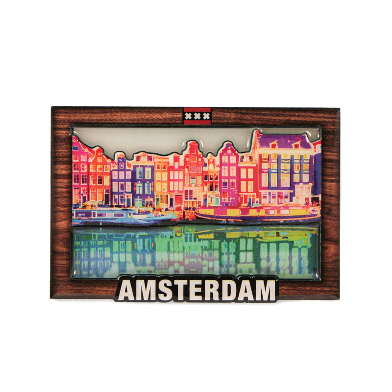 AMSTERDAM Metal Fridge Magnets MGEP11 x 1