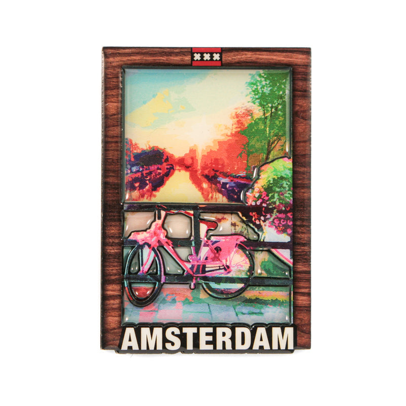 AMSTERDAM Metal Fridge Magnets MGEP12 x 1