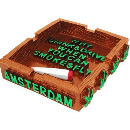 AMSTERDAM Resin Square Ashtray x 1