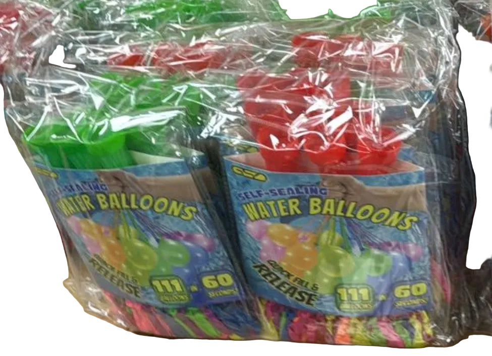 GSD Self-Sealing Water Balloons – 111 Balloons in 60 Seconds 3pck | x 12 Displays