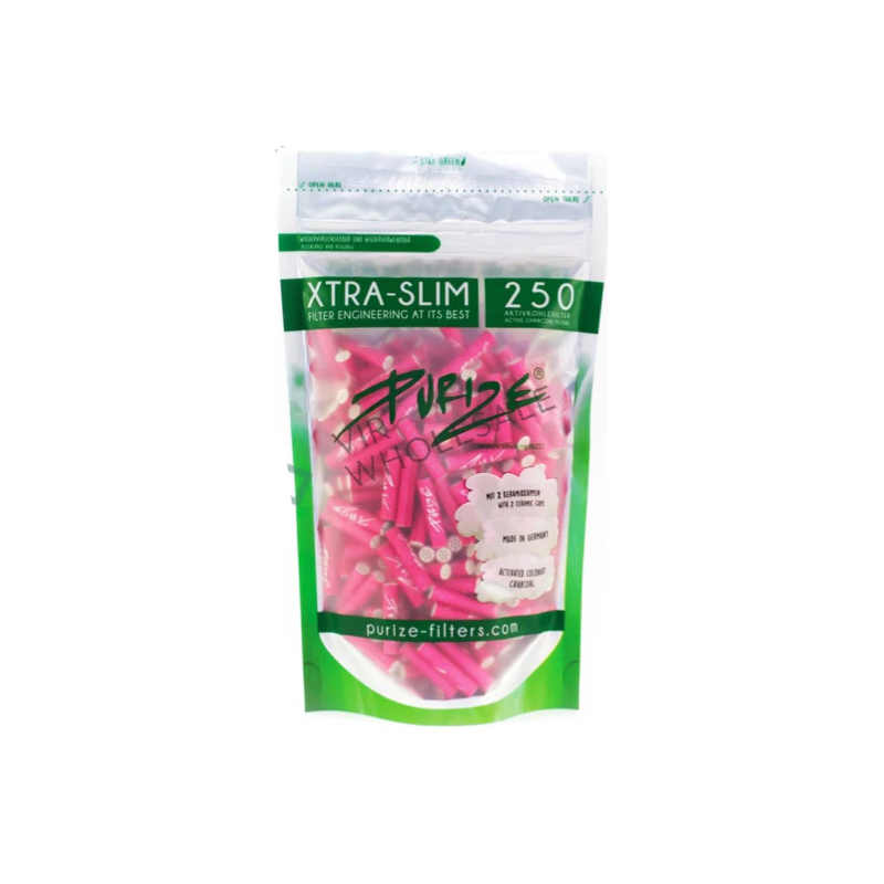 PURIZE® XTRAslim Pink 250 Bag 6mm Big