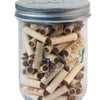 Raw Uncoated 8mm Tree Tips in Glass Jar x 1