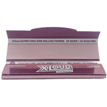 XL Pink – The UK’s Only XL Pink Rolling Papers Extra Long Thin with Roaches 24 pack