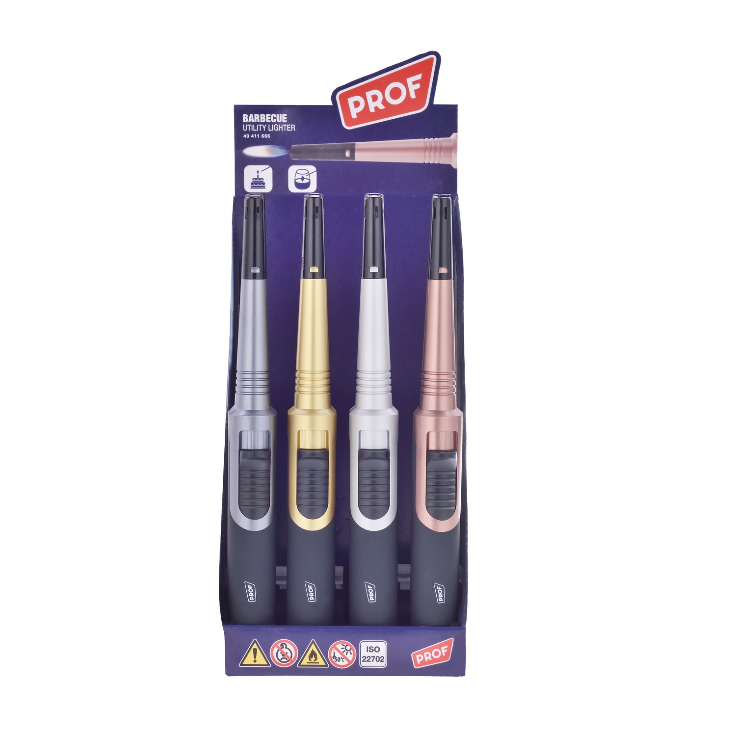 PROF fire lighter PIKE GAS TORCH UTILITY LIGHTER 12 pack