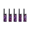 PROF Candle Lighter Purple Flowers – Long Utility Gas Lighter for Candles & Kitchen (Display Pack) 25 pack