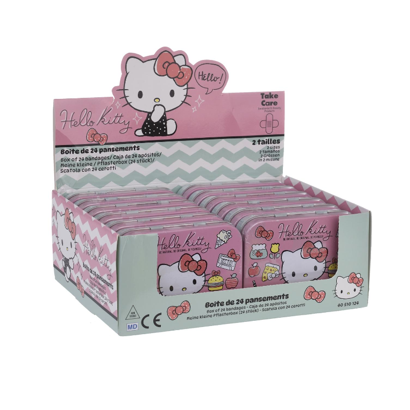 HK BAND AIDS METAL BOX Pack 40510124 12 pack