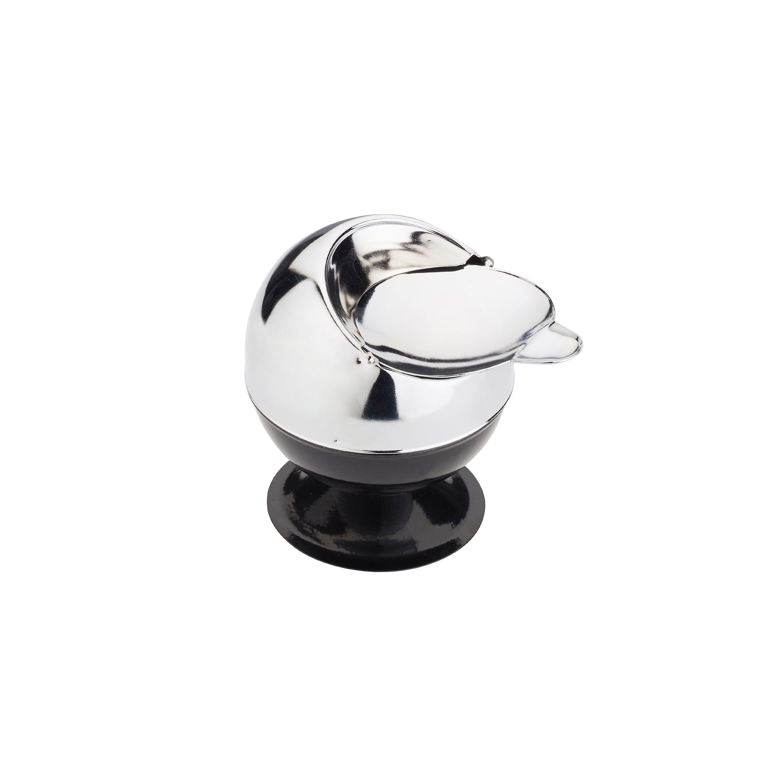 Push-button ashtray - CH METAL SUGAR BOWL ASHTRAY x 6