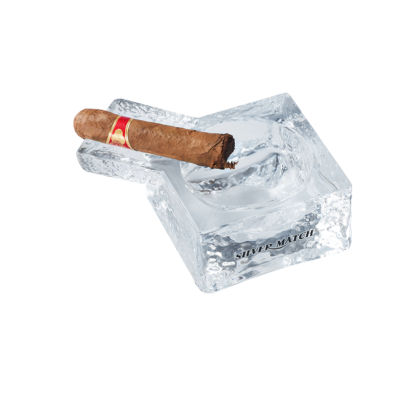 Silver Match Luxury Glass Ashtray DL-1 – Premium Ashtray 40673155