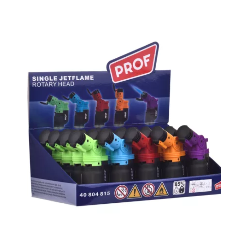 PROF ROTARY ANGLE JET FLAME  Lighter Pack of 20 40804815