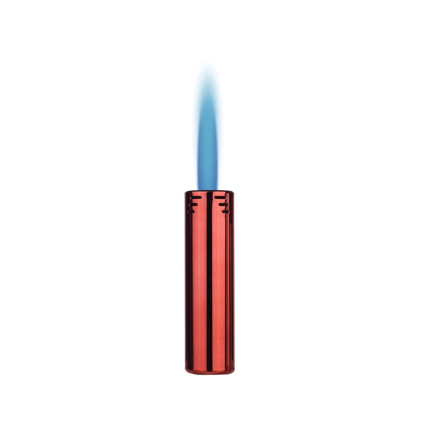 PROF Single Blue Flame Lighter – Round Metal Case Windproof (Display Pack) 25 pack