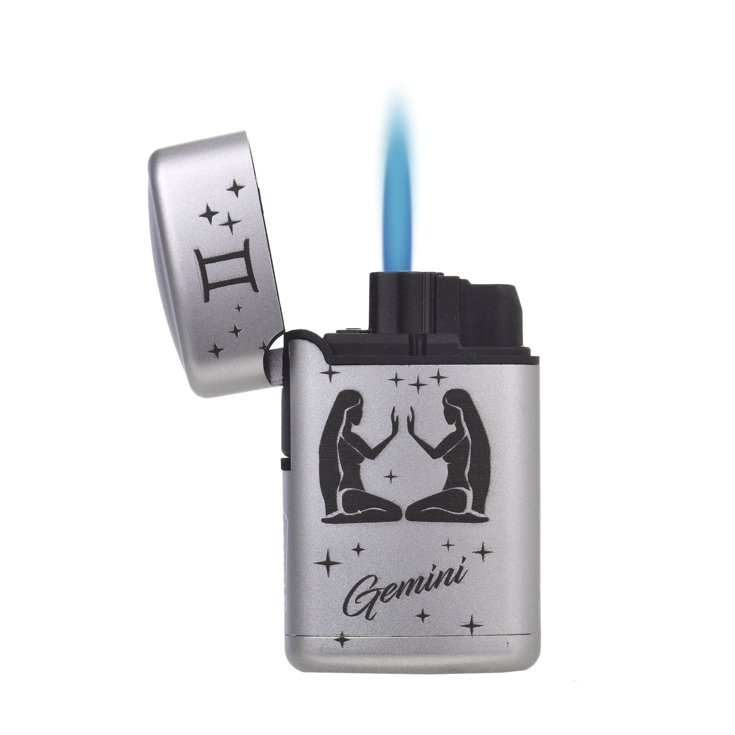 Prof Metallic Astro Jet Blue Flame Windproof Lighter x 20
