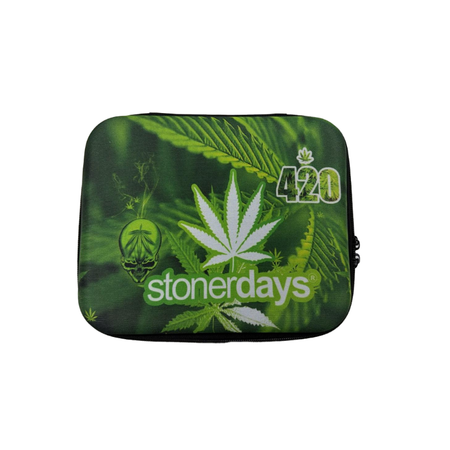 Zipper Set Smoking Set with Ashtray, Grinder, Tray and Containers Gift Set - Stonerdays 420