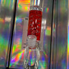 Glacial Twist Red Coil Perc Glycerin 33mm Glass Bong