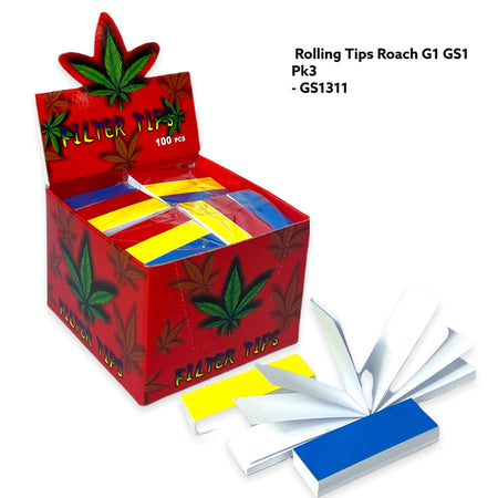 Puff Rolling Tips Roaches Pack of 3