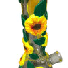 Beaker Glass Bong 3D-Wrap Sunflower 33cm x 1