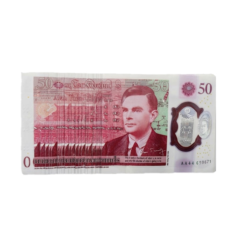 £50 Note Design Cali Pack 3.5g – Smell-Proof Mylar Storage Bag (50pack)
