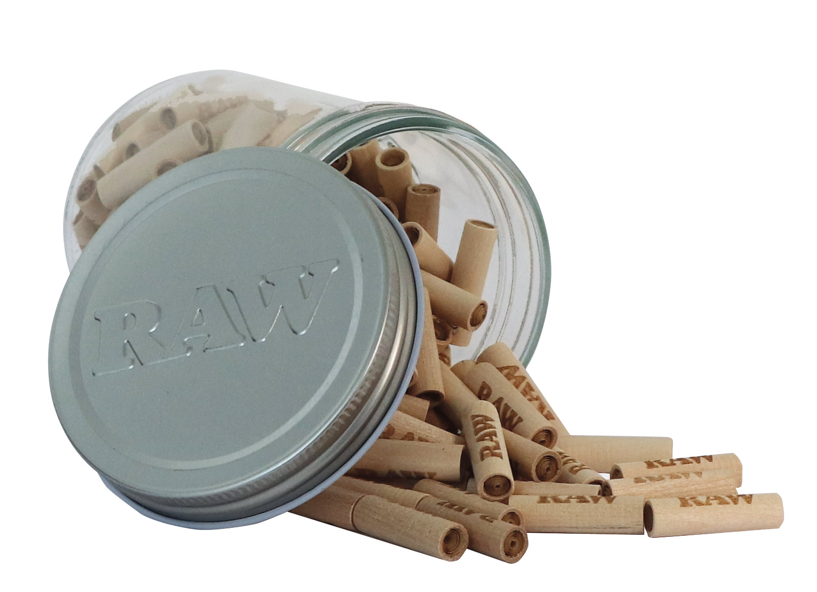Raw Uncoated 8mm Tree Tips in Glass Jar x 1