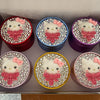 D&K Herb Metal Crystal Grinder Cute Cat 63mm 6 Pack