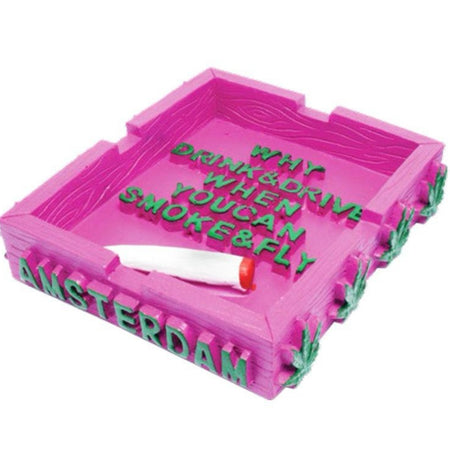 AMSTERDAM Resin Square Ashtray x 1