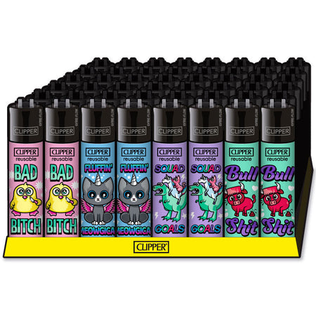 Clipper-CUTE-SLOGAN-Lighter